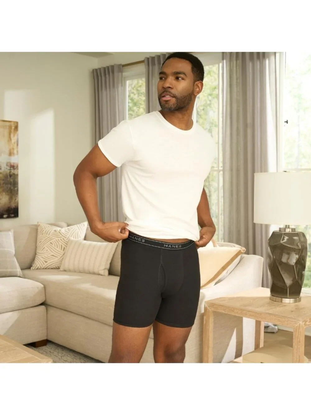 Cool & Breathable Men's Boxer Briefs Pack - Moisture-Wicking, No Ride Up Comfort